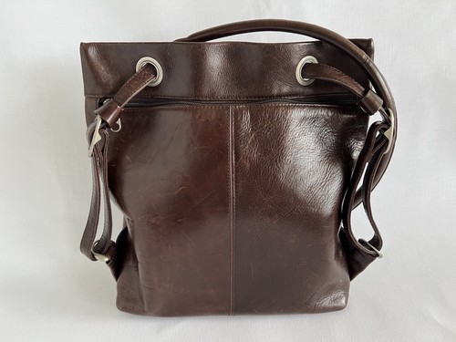 Vintage leather handbag - leather,