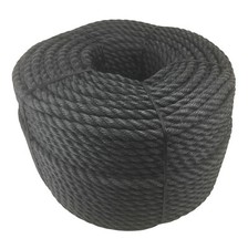 12mm black staplespun - staplespun, x