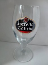 Estrella Galicia Beer Lager Half Pint 0.3L Glass New and Rare