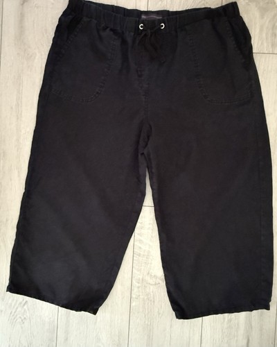 Ladies pure linen dark - m&s,