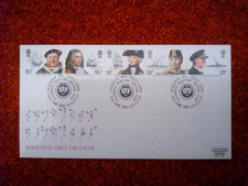 GB FDC ROYAL MAIL 1982 MARITIME HISTORY LEICESTER SEA CADET CORPS SPECIAL P/MARK