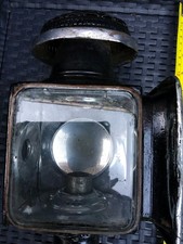 Victorian  Carriage Lamp, Bevelled Glass, Candle Powered, rectangular, C1880