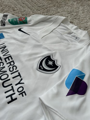 Portsmouth match worn shirt - worn,