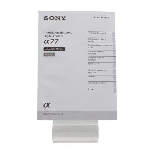 Sony digital camera - sony, a