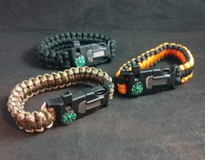 Paracord survival bracelet - paracord,