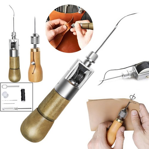 Leather sewing awl kit - awl,
