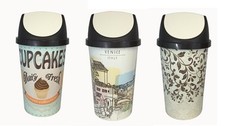 50l retro swing bin kitchen - retro,
