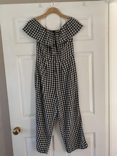 Topshop gingham bardot palm - topshop,