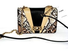 ALDO Snake Chain Leather Strap