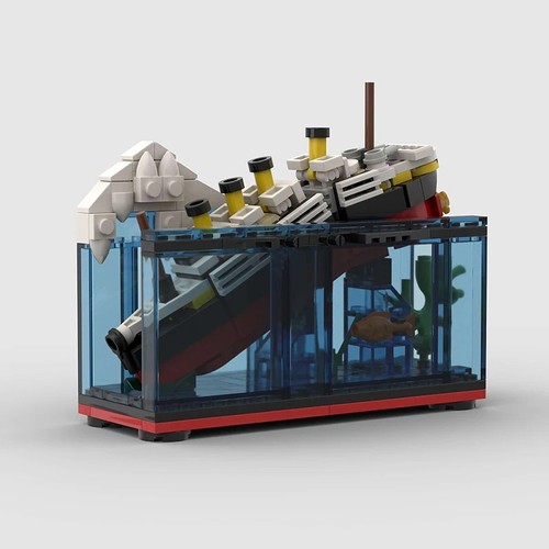 Moc sinking ship building - moc,