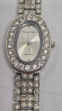 Vintage Thomas Calvi Quartz Ladies Rhinestone Watch