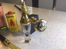 Walking/Gadget/Tippling Stick With Masonic Sign Handle