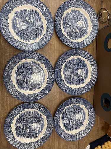 British anchor blue and white - and,
