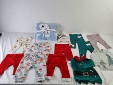 M&S Baby 13pcs Bundle Tops Leggings Hat Playmat Size 3-6 Mths Christmas New F2