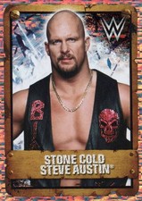 WWE WWF Stone cold Steve Austin Ultimate Collection Topps 2017 Wrestling Sticker
