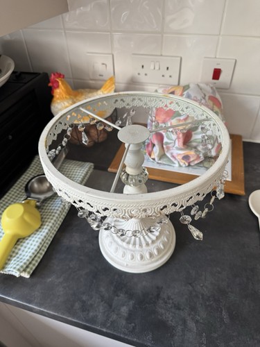 Ornate glass cake - ornate, stand