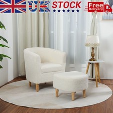 Modern sherpa single sofa - single,