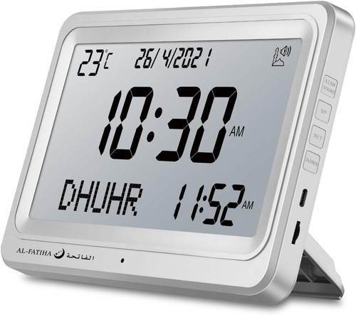 Azan alarm table - azan,