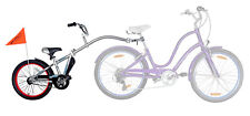 WeeRide Co Pilot Tagalong Trailer Baby Child Bike Seat Silver Tag a long