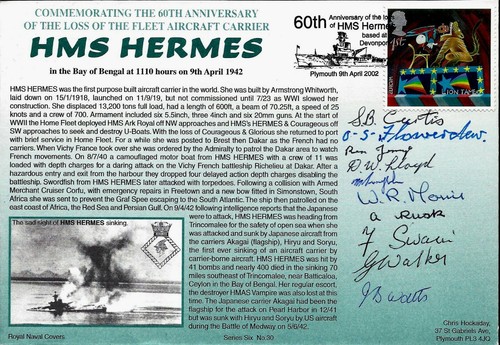Fdc navy signed - signed, series