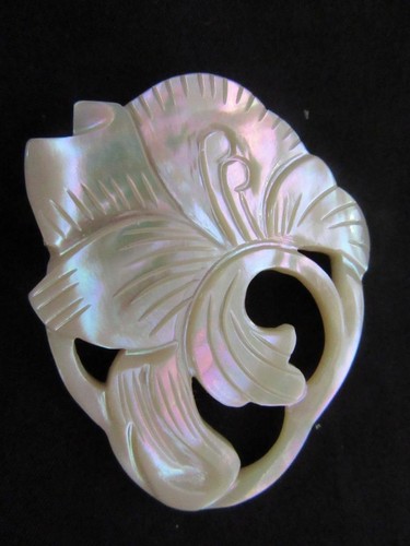 Vintage carved mother - vintage, pearl