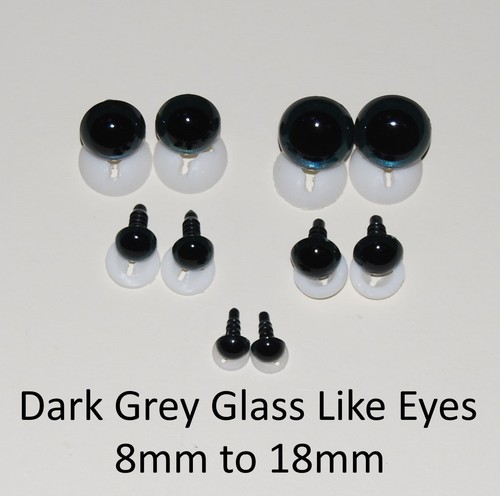 Glass like eyes plastic - like,