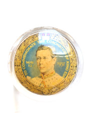 King Edward VIII coronation paperweight 1937