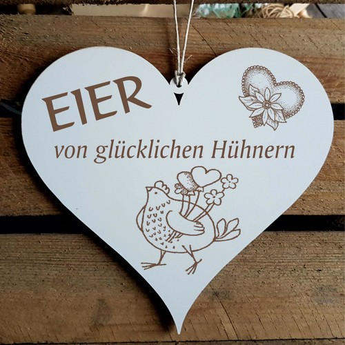 Decorative sign - , heart