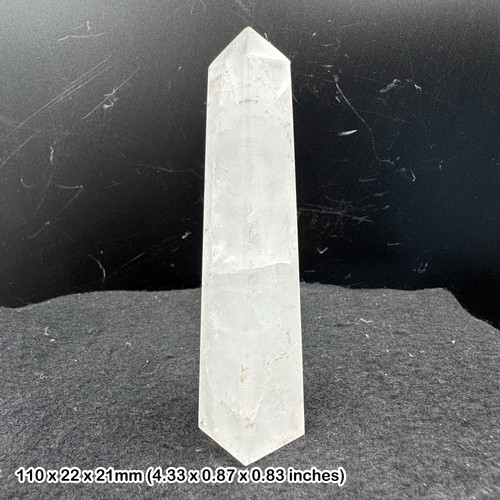 Clear quartz tower - tower, natural