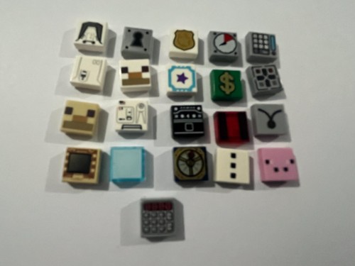 Lego 1x1 smooth - 1x1, printed/
