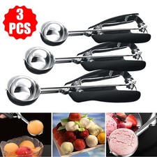 Ice Cream Scoop 3X Stainless