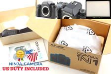 [Almost Unused In Box] Contax N1 35mm SLR Film Camera Black Body From JAPAN