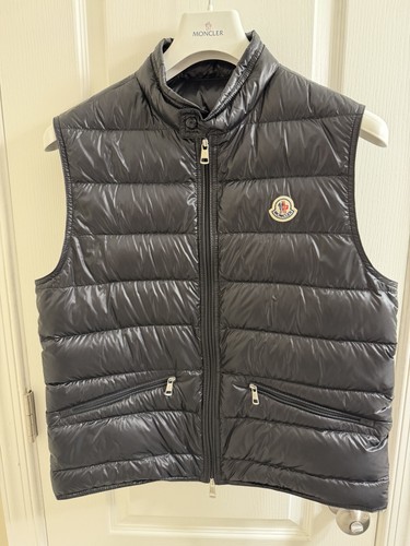 Moncler gui gilet men black - gilet,