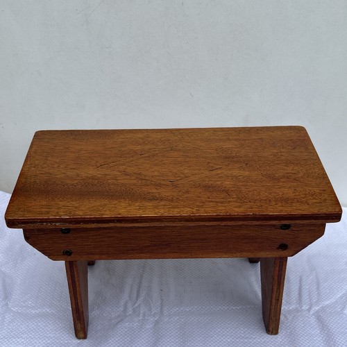 Small hardwood oak hand - hardwood, made