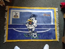 Vintage 1990's Tottenham Hotspur Rug Holsten Chirpy Mascot Bedroom Mancave Mat