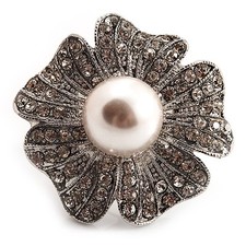 Oversized Diamante Simulated