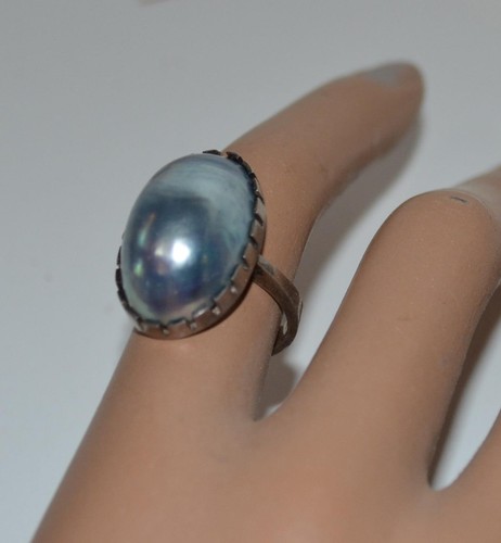 Large mabe pearl sterling - mabe,
