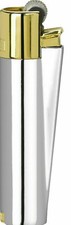 Silver Clipper Lighter Metal