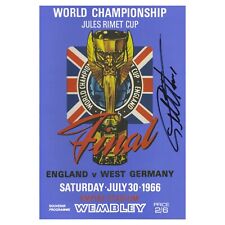 Sir Geoff Hurst Signed England 1966 World Cup Final Programme England Autograph