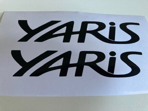Toyota yaris stickes - stickes, x