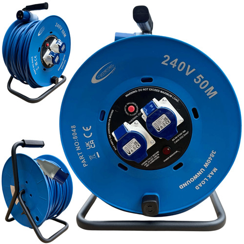 Cable reel 50m - reel, lead