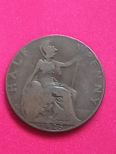 George V 1925 half penny coin