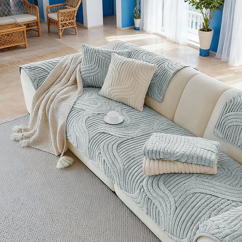 Plush sofa seat - sofa,