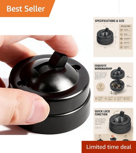 Stylish 250v black - 250v, round