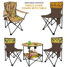 Folding Camping Chairs Lightweight Outdoor Patio Garden Beach Chair Fishing Seat
