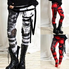 Women Gothic Punk Leggings
