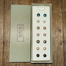 Honora Pearl Earrings.7 Pairs