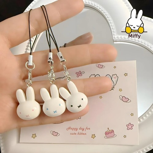 Kawaii miffy rabbit keychain - miffy,