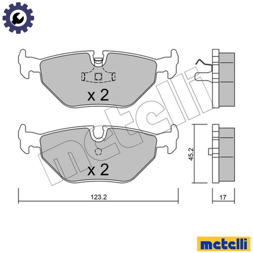 Brake pad set disc - brake,