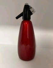 Vintage 1970s BOC Sparklets Soda Syphon Red Made In Uk Canister